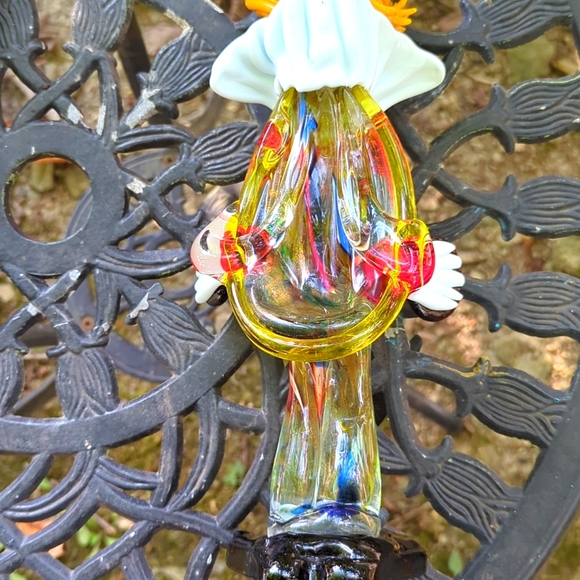 Rare HTF Vintage 💎 Murano, Italy 🤡 hand-blown VENETIAN GLASS CLOWN 🤡 pristine - Picture 10 of 13